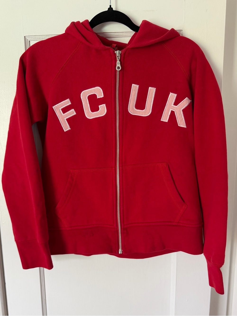 FC UK Jeans French Connection Y2K Zip Up Sweatshirt